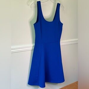H&M Royal Blue Skater Dress Size 12